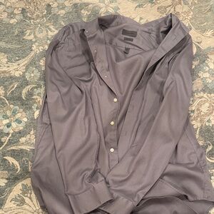 Calvin Klein Light Gray Slim Fit Shirt